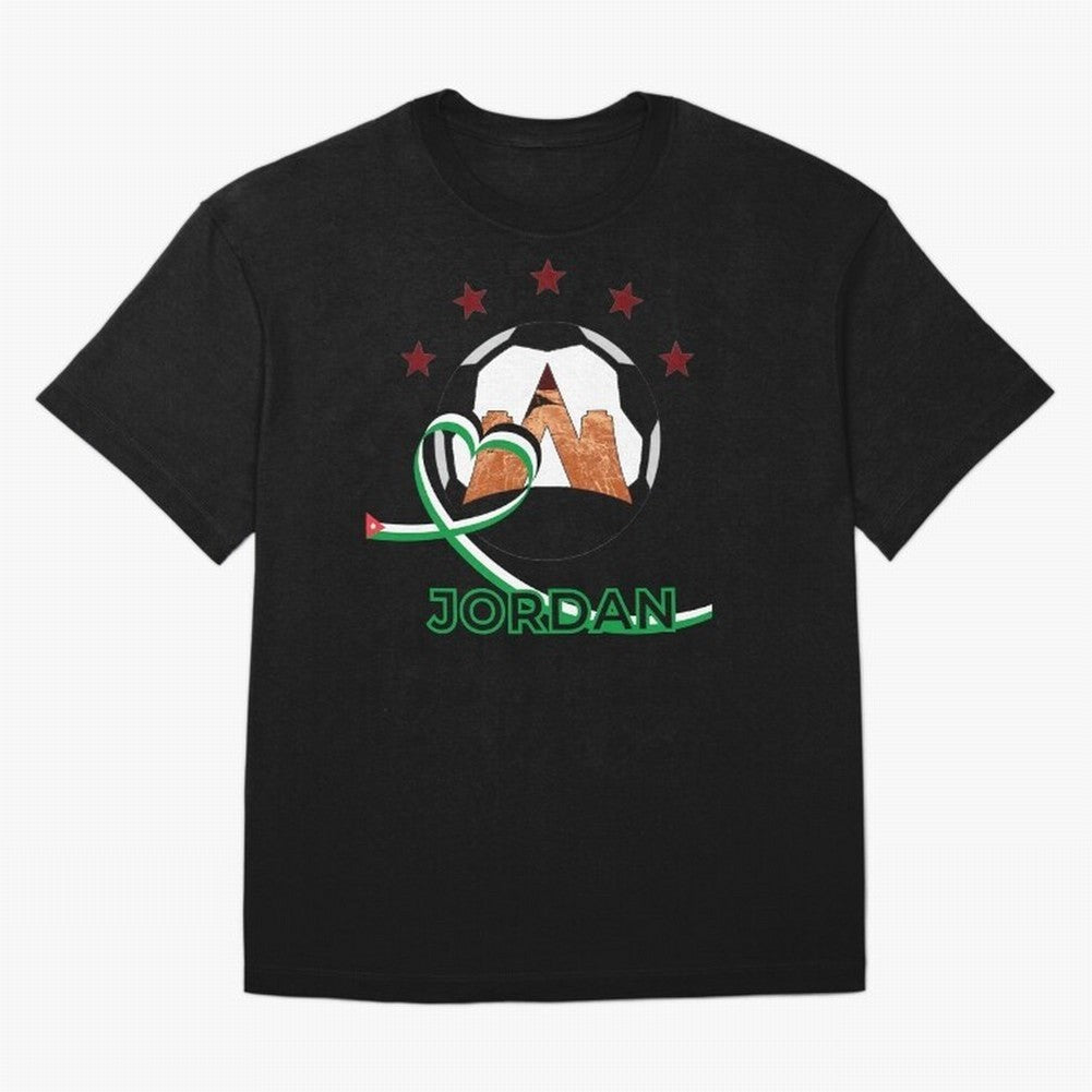 Jordan WC2026 Oversized T-Shirt Carry FIFA World Cup 2026 Connected to Messi, Neymar and Mbappe, Spain and Netherlands Energy, Retro Football Energy, Iconic Rivalries, Trophy Chase Drama and Stadium Atmosphere; Perfect for Supporters Who Want Bold