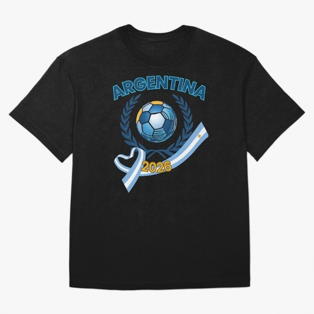 Argentina 2026 Oversized T-Shirt Show Up for the Glory of Global Football Passion for FIFA World Cup 2026 Group Stage, Built around Haaland and Mbappe, Spain and Netherlands, Stadium Chants, National Pride, Trophy Dreams and Unforgettable Football