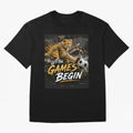 Let The Games Begin-World Cup Soccer @026 Oversized T-Shirt Celebrate Rivalries and Pride in Global Football Passion for FIFA World Cup 2026 USA Canada Mexico, Connected to Haaland, Germany, Football Festival Excitement, Trophy Ambitions, Country