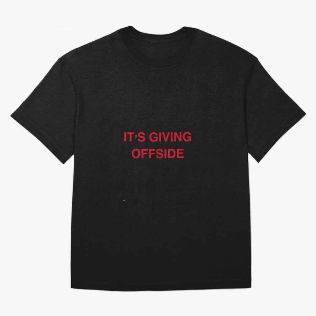 It¡¯s giving offside Oversized T-Shirt Honor the Football Icons of the FIFA World Cup 2026 Group Stage Journey through Messi, Neymar and Mbappe Highlights, Argentina Pride, Soccer Culture, Superstar Moments, National Team Dreams and Competitive