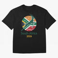 South Africa 2026 Oversized T-Shirt Experience the Global Stage of Match Day Hype around FIFA World Cup 2026 Group Stage, Messi and Cristiano Ronaldo, Portugal, Spain and Germany, Fan Favorite Moments, National Team Passion, Big Match Drama and