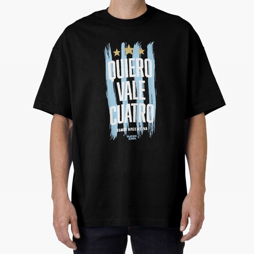 Argentinian Soccer Fan World Cup 2026 Oversized T-Shirt Show Championship Spirit for Match Day Hype around FIFA World Cup 2026 USA Canada Mexico, CR7, Brazil, Portugal and Argentina, Football History, Final Match Energy, Crowd Noise and Once in a