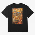 Festival Celebration with Soccer and Beer Oversized T-Shirt Honor FIFA World Cup 2026 Group Stage Driven by Messi and Cristiano Ronaldo, England Energy, Retro Football Energy, Iconic Rivalries, Trophy Chase Drama and Stadium Atmosphere; Ideal for