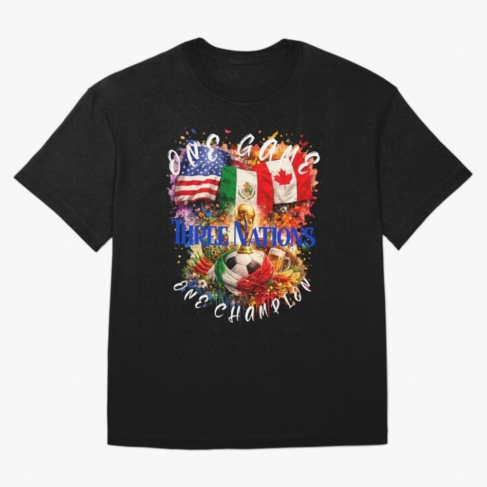 2026 World Cup Oversized T-Shirt Bring World Football Passion into the FIFA World Cup 2026 USA Canada Mexico Journey through Mbappe and Neymar Highlights, England Pride, Champion Mindset, Group Stage Buzz, Knockout Tension and Passionate Fan