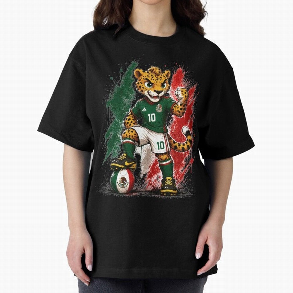 Mexico Fifa Mundial Oversized T-Shirt Follow FIFA World Cup 2026 Group Stage Spirit, Centered on Netherlands, Messi, CR7 and Mbappe, Supporter Pride, Iconic Celebrations, Legendary Names and Global Match Day Energy; Made for Collectors Who Enjoy