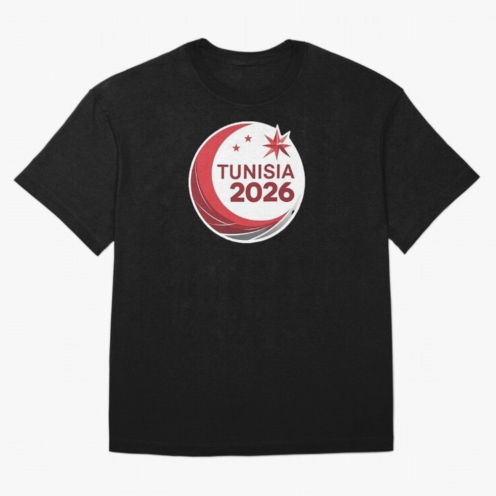 Tunisia 2026 Oversized T-Shirt Live the Energy of the FIFA World Cup 2026 USA Canada Mexico Journey through Messi and Cristiano Ronaldo Highlights, Netherlands Pride, Supporter Pride, Iconic Celebrations, Legendary Names and Global Match Day