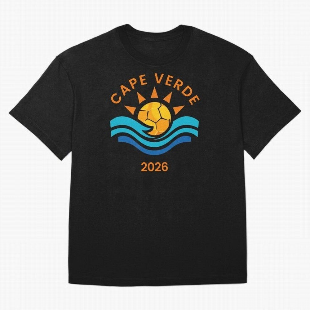 Cape Verde 2026 Oversized T-Shirt Celebrate National Team Dreams in Match Day Hype around FIFA World Cup 2026 Group Stage, Messi and Cristiano Ronaldo, England, France and Netherlands, Football History, Final Match Energy, Crowd Noise and Once in a