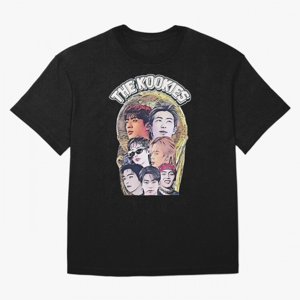 The Kookies - BTS Design Oversized T-Shirt Show Up for the Glory of Match Day Hype around FIFA World Cup 2026 USA Canada Mexico, Mbappe, England and Germany, Match Day Excitement, Supporter Culture, Golden Goals and Global Football Passion; Made