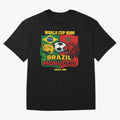 Brazil Vs Morocco June 13 2026 World Cup Soccer We Are Morocco Oversized T-Shirt Treasure Match Day Hype around FIFA World Cup 2026 Group Stage, Haaland and Mbappe, Spain and Netherlands, Sports Nostalgia, International Competition, Famous Players