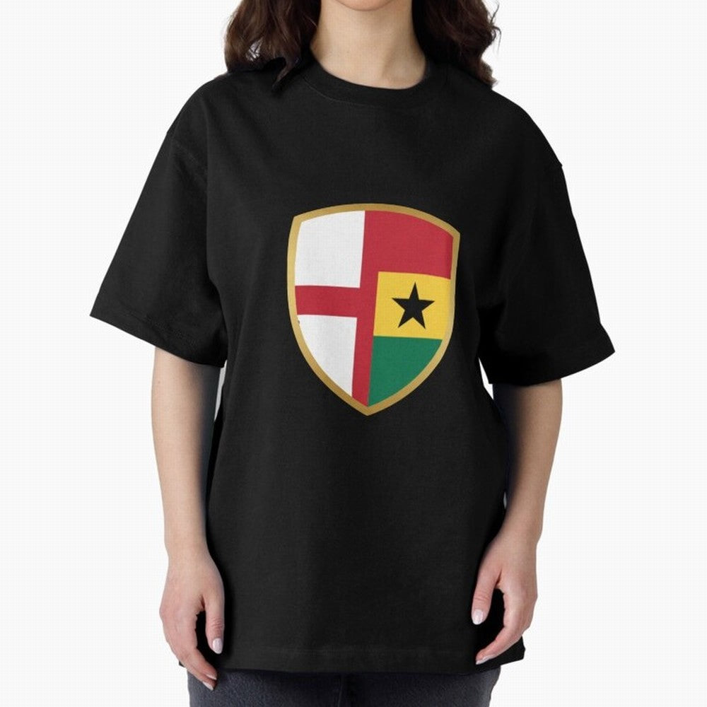 FIFA World Cup - England v Ghana Oversized T-Shirt Live the Energy of FIFA World Cup 2026 Spirit, Capturing Argentina, France and Brazil, Neymar, Retro Football Energy, Iconic Rivalries, Trophy Chase Drama and Stadium Atmosphere; Perfect for People