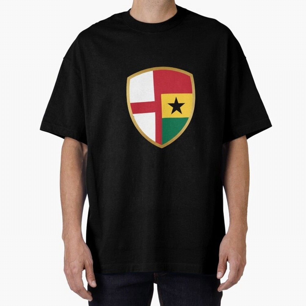 FIFA World Cup - England v Ghana Oversized T-Shirt Live the Energy of FIFA World Cup 2026 Spirit, Capturing Argentina, France and Brazil, Neymar, Retro Football Energy, Iconic Rivalries, Trophy Chase Drama and Stadium Atmosphere; Perfect for People