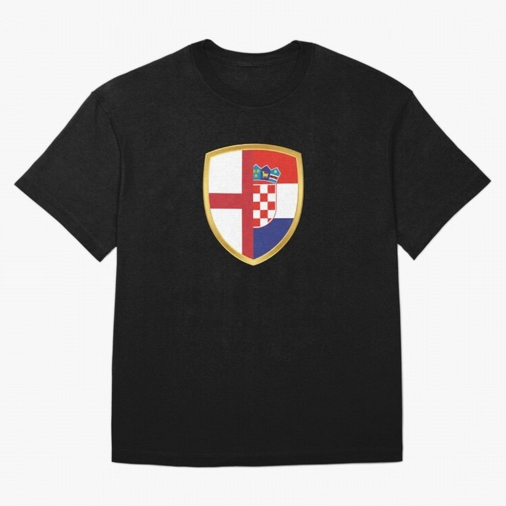 FIFA World Cup - England v Croatia Oversized T-Shirt Stand with FIFA World Cup 2026 USA Canada Mexico Centered on Haaland and Mbappe, Netherlands Energy, Goal Celebration Energy, Supporter Heritage, Football Icons and Worldwide Tournament Joy;