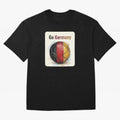 Go Germany Soccer Ball Flag | German Football Fan Graphic Tee Oversized T-Shirt Spotlight the FIFA World Cup 2026 USA Canada Mexico Journey through Haaland Highlights, Spain Pride, Global Supporter Spirit, Legendary Goals, National Colors and