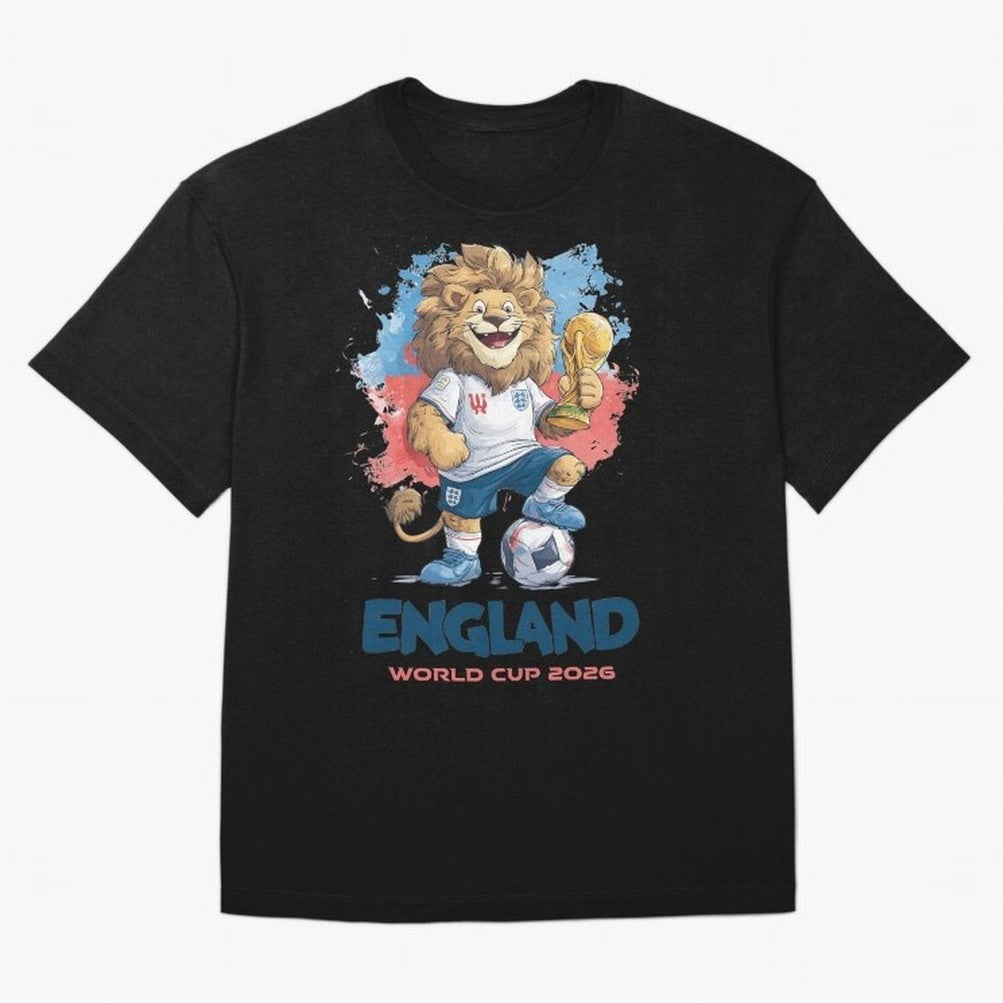 England - World Cup 2026 Oversized T-Shirt Represent the Passion of FIFA World Cup 2026 Spirit, Built around England, France and Netherlands, Mbappe and Neymar, Soccer Culture, Superstar Moments, National Team Dreams and Competitive Fire; Made for