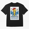 It's Coming Home Oversized T-Shirt Enjoy the Biggest Football Party of Global Football Passion for FIFA World Cup 2026 USA Canada Mexico, Driven by CR7 and Messi, Spain and Netherlands, Goal Celebration Energy, Supporter Heritage, Football Icons