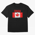 Canada Oversized T-Shirt Follow the Road to FIFA World Cup 2026 USA Canada Mexico Capturing Messi, Neymar and Mbappe, Spain Energy, Championship Spirit, Famous Goals, Roaring Crowds and International Football Unity; Created for Match Day Parties,