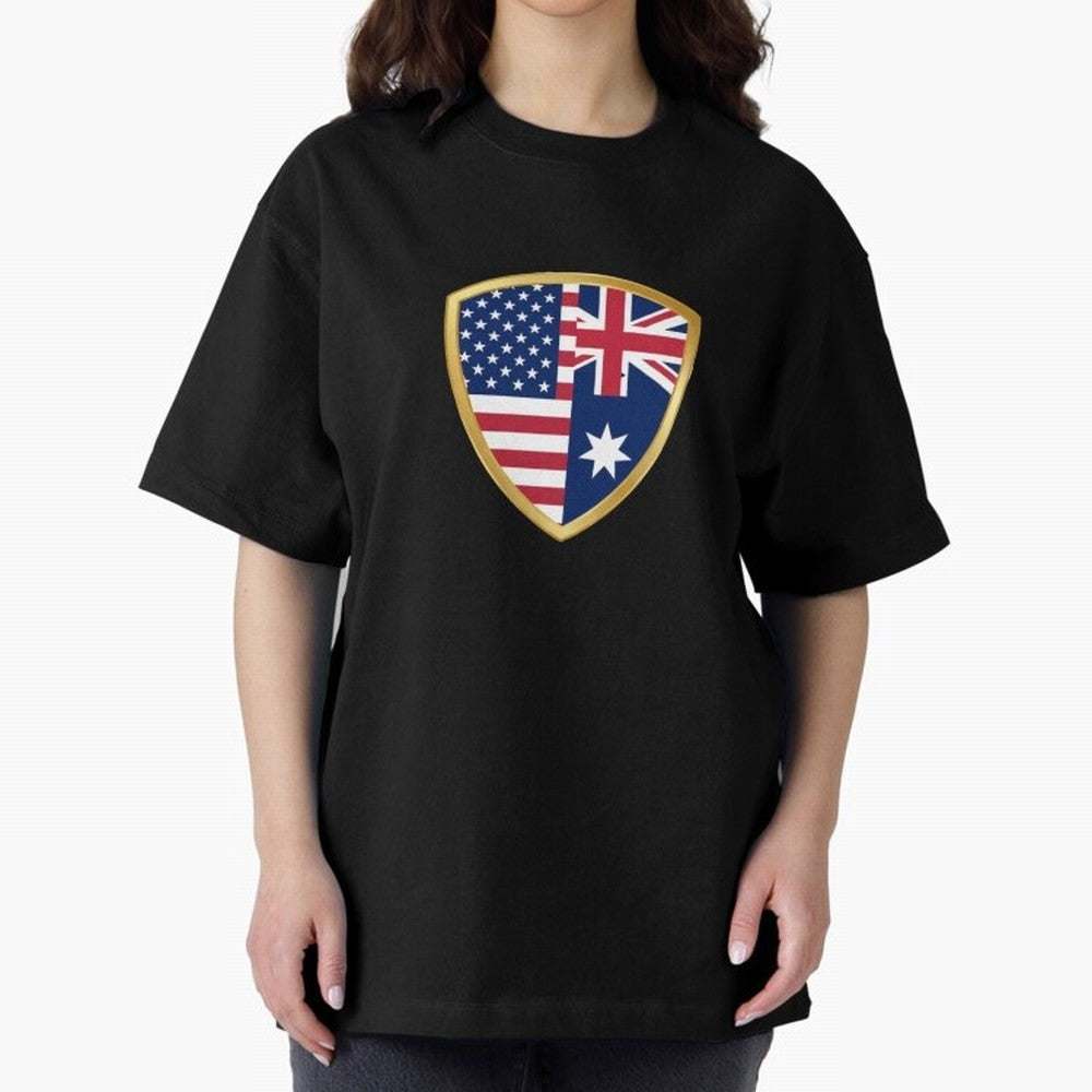FIFA World Cup - USA v Australia Oversized T-Shirt Bring World Football Passion into Global Football Passion for FIFA World Cup 2026, Highlighting Cristiano Ronaldo, Spain and Netherlands, Game Day Rituals, Football Legends, Country Pride and the