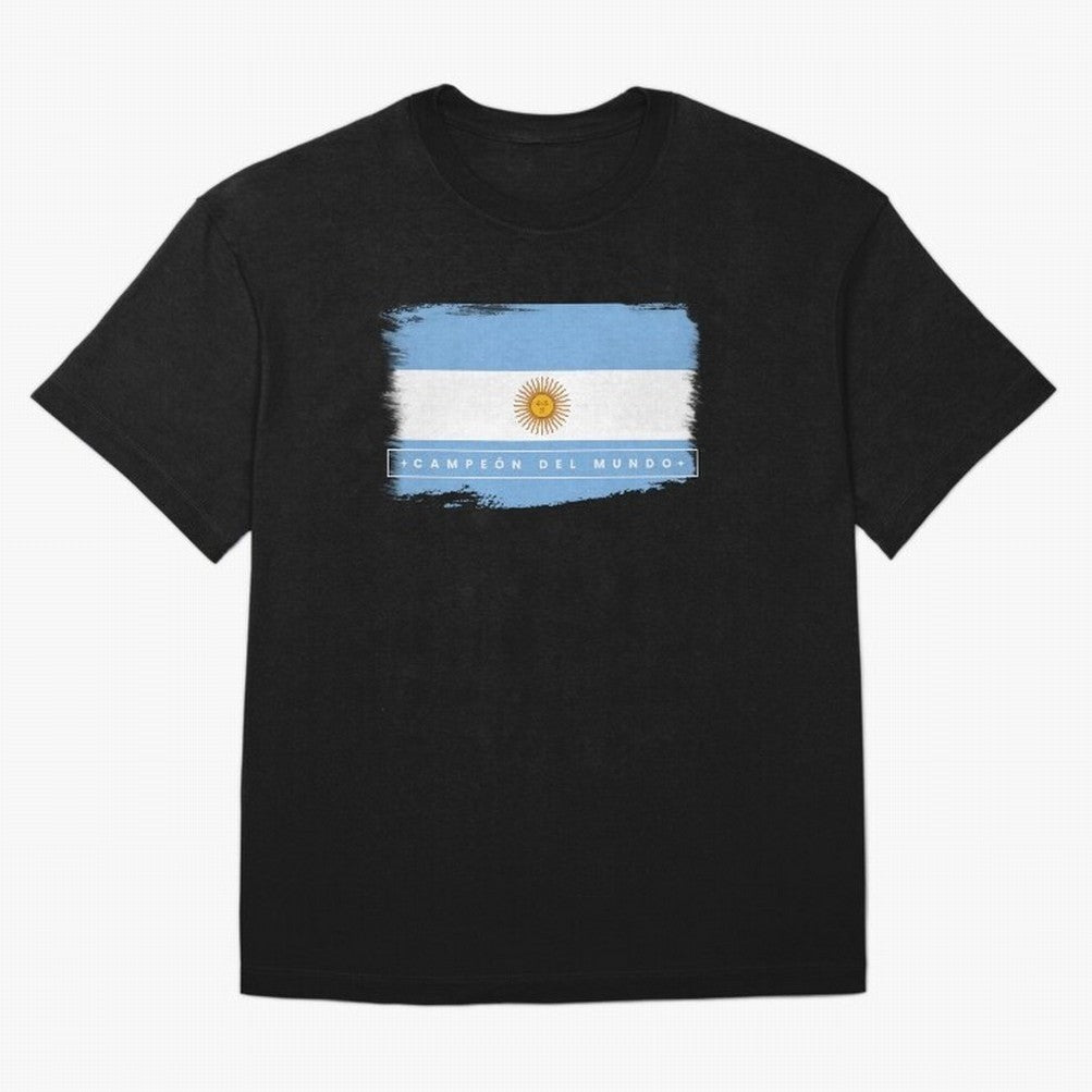 Argentina Campe¨®n del Mundo Oversized T-Shirt Live for the Drama of FIFA World Cup 2026 Built around Messi, CR7 and Mbappe, France Energy, Football Festival Excitement, Trophy Ambitions, Country Rivalries and Star Player Buzz; Great for Supporters