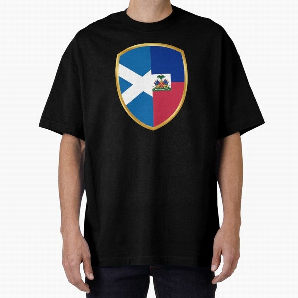 Copy of FIFA World Cup -Scotland v Haiti Oversized T-Shirt Show Your Stadium Side during Match Day Hype around FIFA World Cup 2026 USA Canada Mexico, Messi and Cristiano Ronaldo, Brazil, Football Festival Excitement, Trophy Ambitions, Country