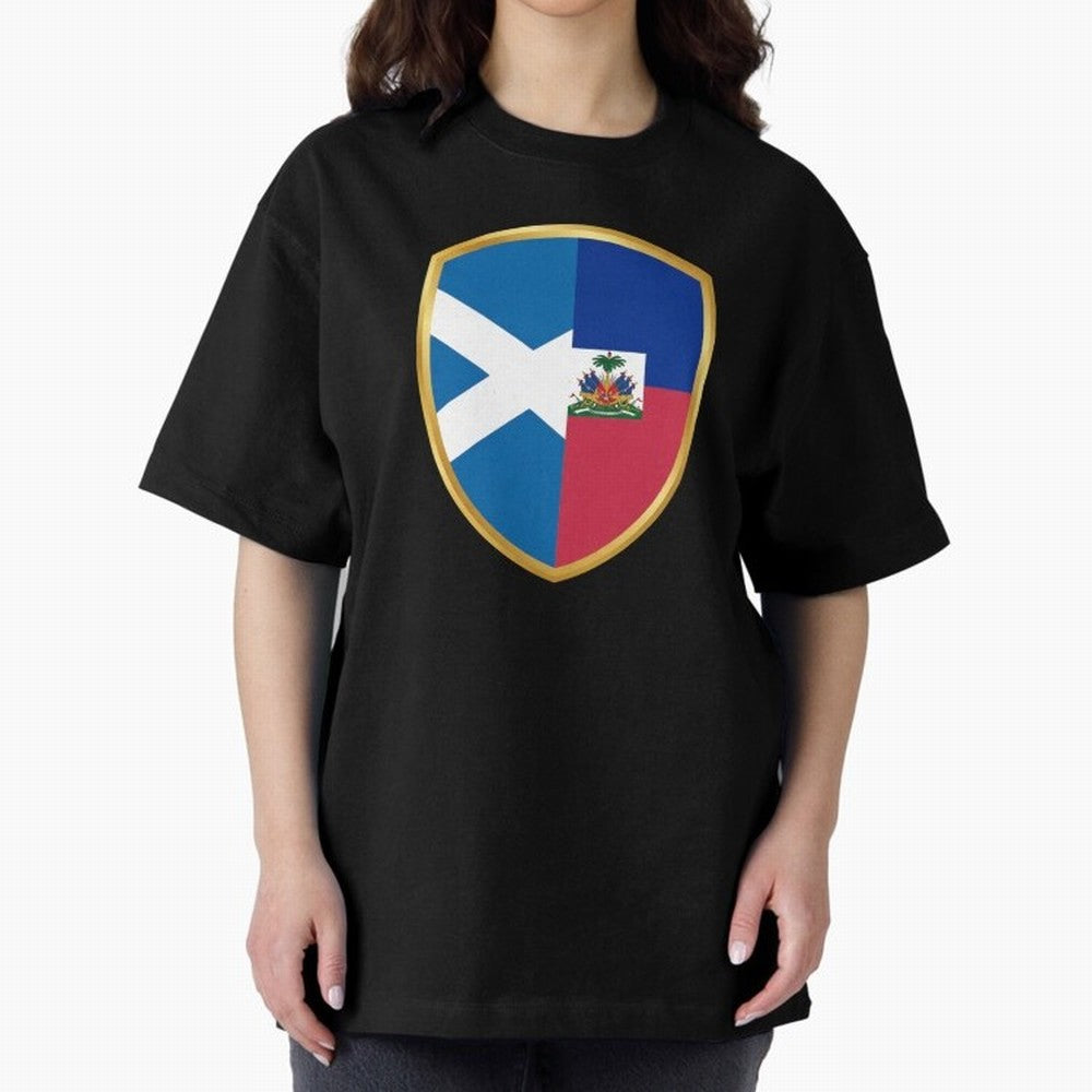 Copy of FIFA World Cup -Scotland v Haiti Oversized T-Shirt Show Your Stadium Side during Match Day Hype around FIFA World Cup 2026 USA Canada Mexico, Messi and Cristiano Ronaldo, Brazil, Football Festival Excitement, Trophy Ambitions, Country