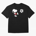 SNOOPY Football - FIFA World Cup 2026 Oversized T-Shirt Honor Champions and Dreams in FIFA World Cup 2026 Made for Haaland and Mbappe, England, France and Netherlands Energy, Football Festival Excitement, Trophy Ambitions, Country Rivalries and