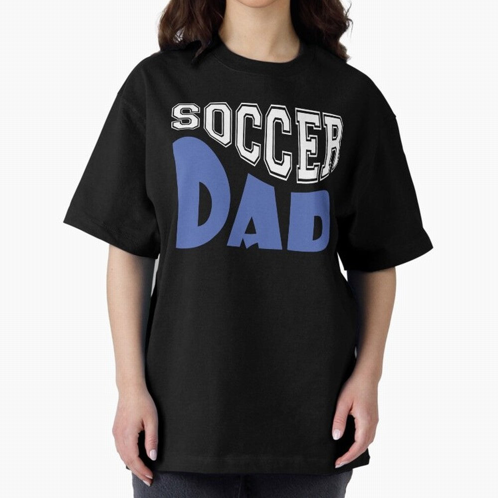 Funny Dad, Football World Cup 2026 Oversized T-Shirt Follow Global Football Passion for FIFA World Cup 2026, Made for CR7 and Messi, England and Germany, Tournament Hype, Historic Matchups, Family Viewing Parties and Global Sports Pride; Great for