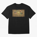 Ornate Soccer Emblem with Flags Oversized T-Shirt Bring Retro Soccer Energy to FIFA World Cup 2026 Group Stage for Fans of Haaland and Netherlands, Bringing Champion Mindset, Group Stage Buzz, Knockout Tension and Passionate Fan Culture; Ideal for