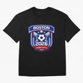 Boston 2026 Host City Welcoming the World Cup Oversized T-Shirt Honor Football Greatness during Global Football Passion for FIFA World Cup 2026 Group Stage, Capturing Haaland, Brazil, Sports Nostalgia, International Competition, Famous Players and