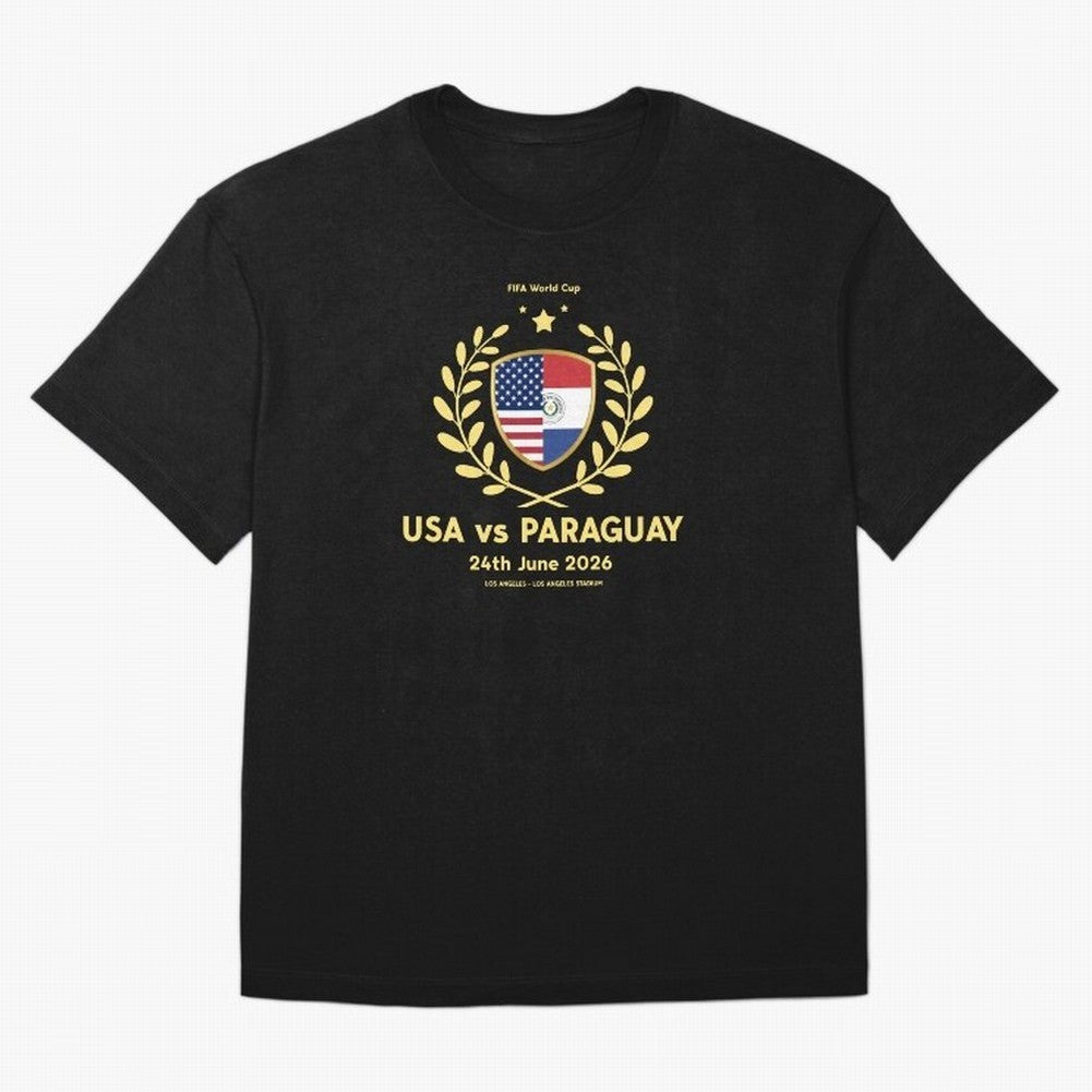 Copy of FIFA World Cup - USA v Paraguay Oversized T-Shirt Carry the Dream of FIFA World Cup 2026 Celebrating Mbappe, England and Germany Energy, Supporter Pride, Iconic Celebrations, Legendary Names and Global Match Day Energy; Great for Supporters