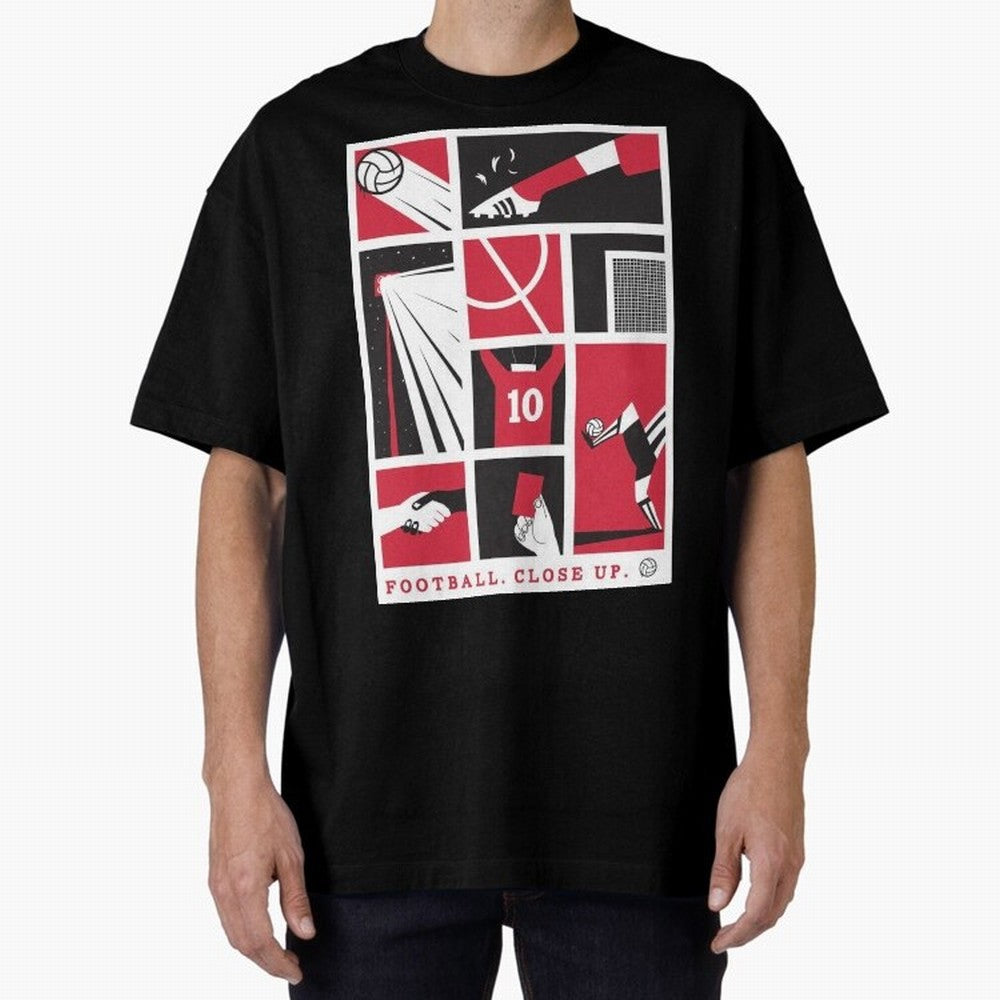 World Cup 2026 Soccer Celebration: United Football Fan Art Oversized T-Shirt Live for the Drama of Global Football Passion for FIFA World Cup 2026 Group Stage, Capturing Neymar, Netherlands, Worldwide Fan Energy, Dramatic Goals, Stadium Lights and