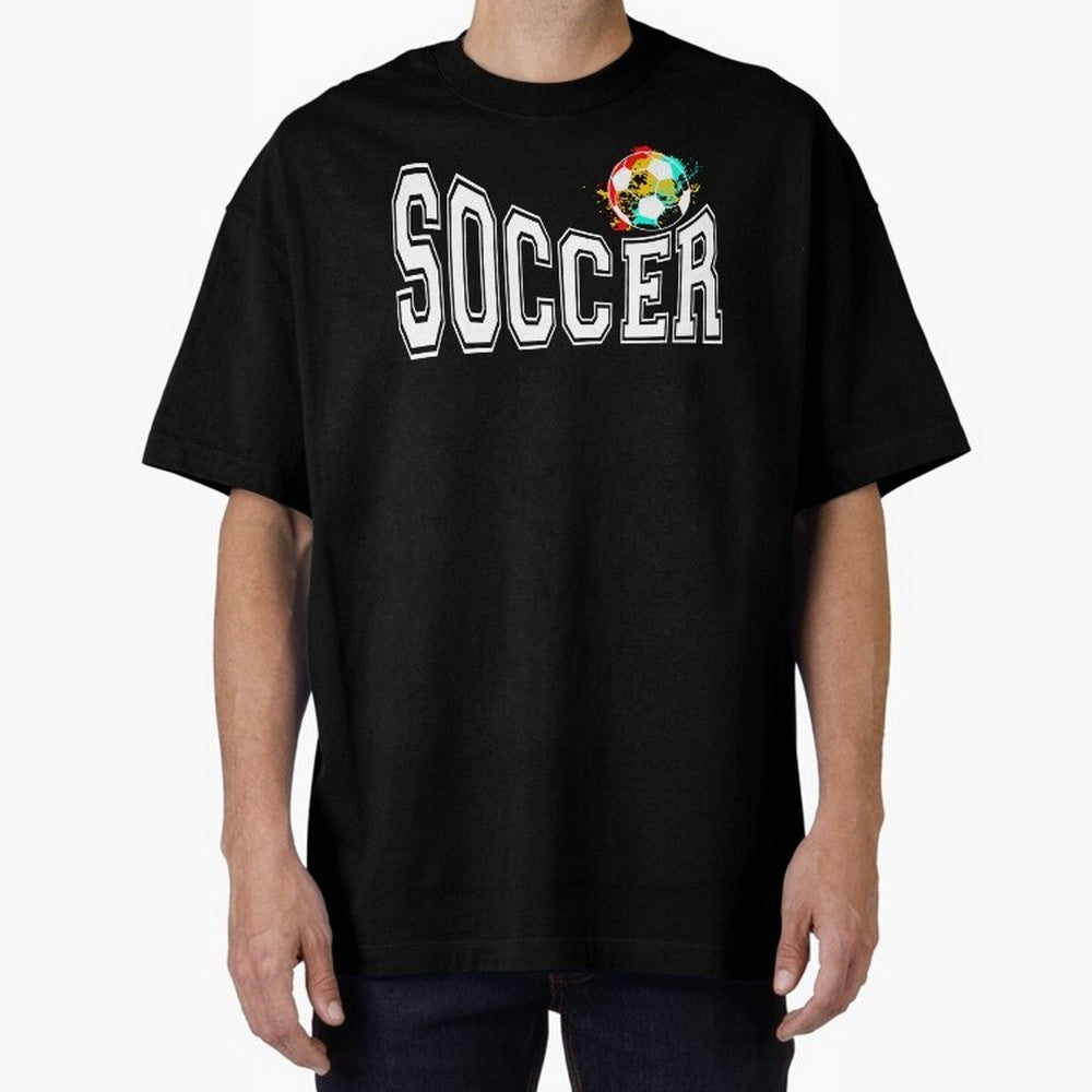 Football World Cup 2026 Oversized T-Shirt Make the Season About Global Football Passion for FIFA World Cup 2026, Filled with Messi and Cristiano Ronaldo, Argentina, France and Brazil, Football Festival Excitement, Trophy Ambitions, Country