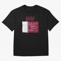 Qatar Oversized T-Shirt Keep the Match Day Mood of FIFA World Cup 2026 USA Canada Mexico Spirit, Centered on Brazil, Neymar, Championship Spirit, Famous Goals, Roaring Crowds and International Football Unity; Perfect for Fans, Collectors, Family