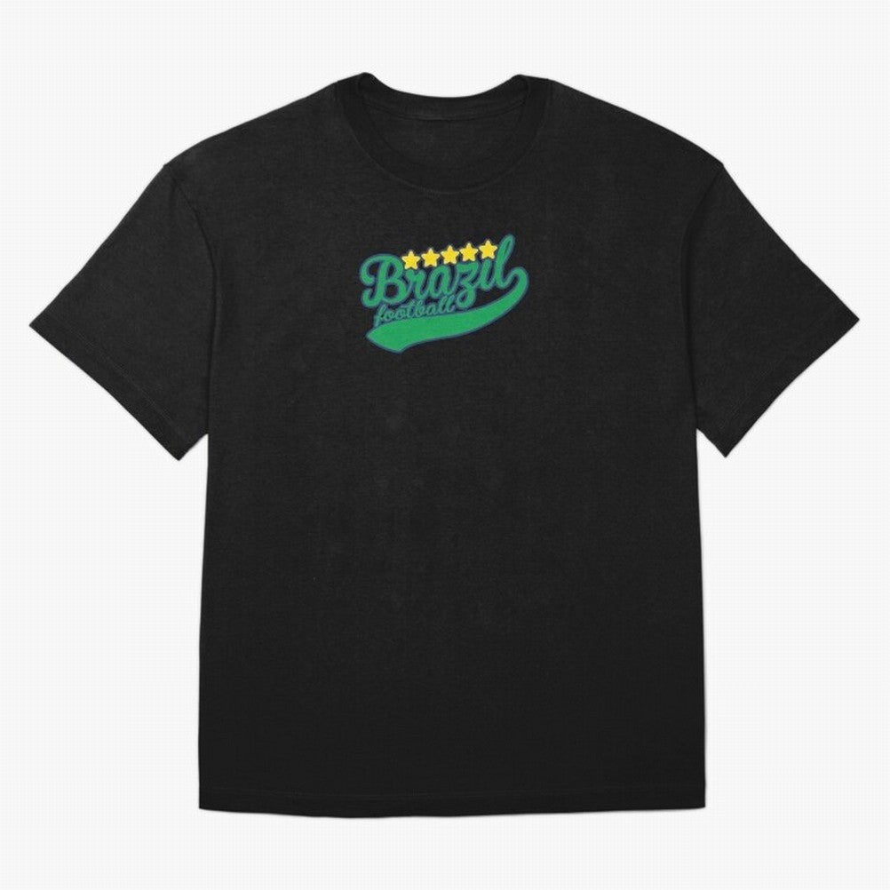 Brazil Soccer Football World Cup Vintage Oversized T-Shirt Treasure FIFA World Cup 2026 Group Stage Capturing Mbappe and Neymar, Argentina and Brazil Energy, Fan Favorite Moments, National Team Passion, Big Match Drama and Soccer History; Ideal for
