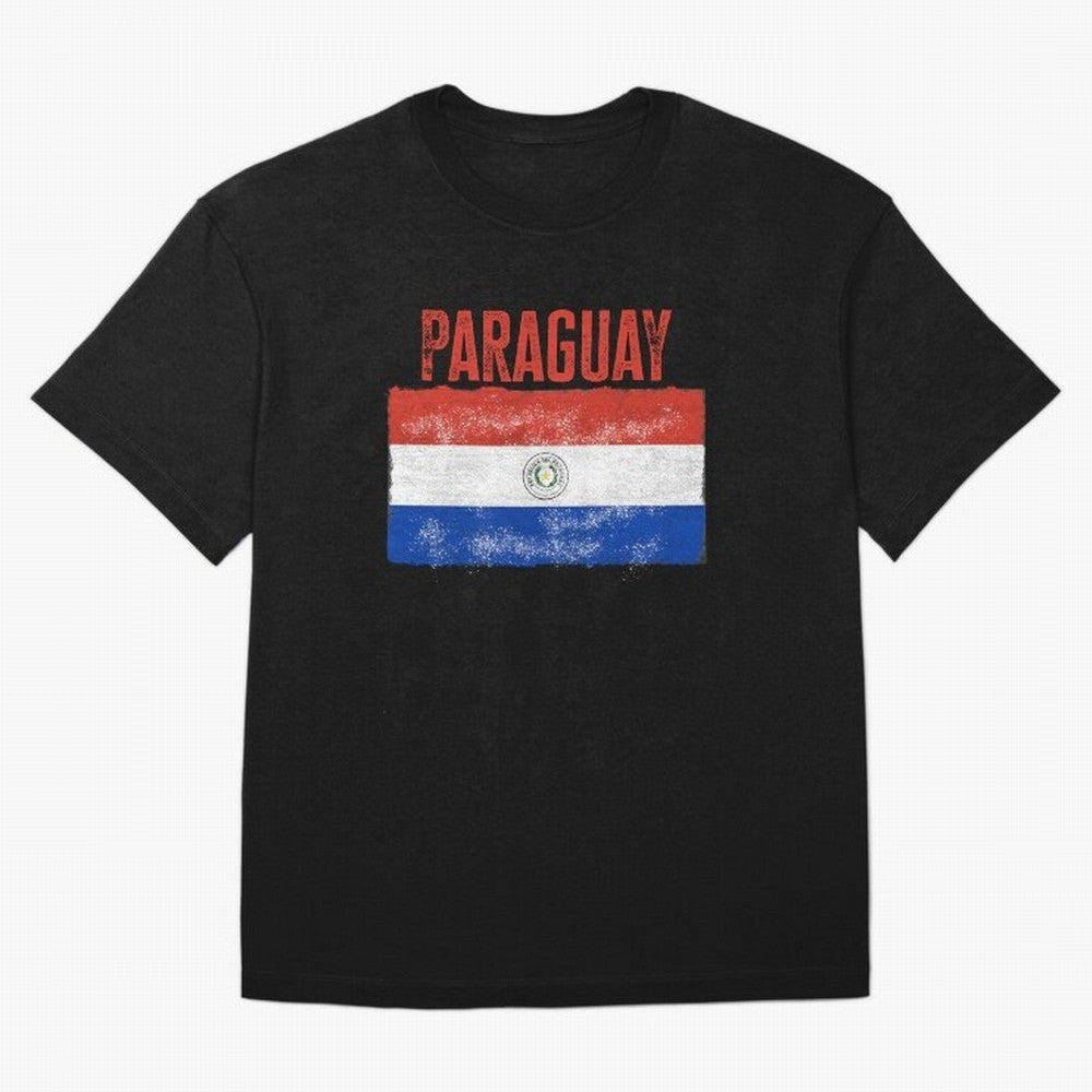 Paraguay Oversized T-Shirt Bring a Vintage Feel to FIFA World Cup 2026 USA Canada Mexico for Fans of Neymar, Haaland and Cristiano Ronaldo and Germany, Bringing Stadium Memories, Football Loyalty, International Chants and Championship Tradition;