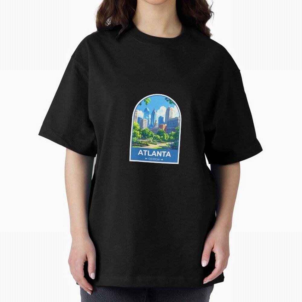 Atlanta Georgia Oversized T-Shirt Follow the Road to FIFA World Cup 2026 Group Stage for Fans of Mbappe and Portugal, Spain and Germany, Bringing Worldwide Fan Energy, Dramatic Goals, Stadium Lights and Championship Celebrations; Perfect for Fans,