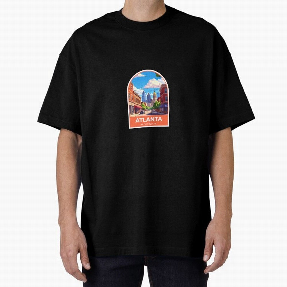 Atlanta Georgia Oversized T-Shirt Support Global Football Passion for FIFA World Cup 2026 Group Stage, Driven by Cristiano Ronaldo, Haaland and CR7, England and Germany, Tournament Hype, Historic Matchups, Family Viewing Parties and Global Sports