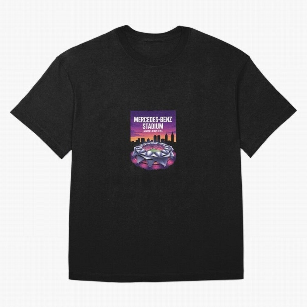 Atlanta Stadium Oversized T-Shirt Build Match Day Hype around FIFA World Cup 2026 USA Canada Mexico, Mbappe and Neymar, Germany, Football Festival Excitement, Trophy Ambitions, Country Rivalries and Star Player Buzz; Built for Supporters Chasing