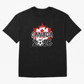 Canada World Cup 2026 Soccer Fan Game Day T-Shirt_86605883 Oversized T-Shirt Live for the Drama of Global Football Passion for FIFA World Cup 2026 USA Canada Mexico, Celebrating Mbappe and Neymar, Brazil, Goal Celebration Energy, Supporter