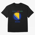 BOSNIA WORLD CUP 2026 Oversized T-Shirt Celebrate the Biggest Stage of FIFA World Cup 2026 USA Canada Mexico for Fans of Neymar and Netherlands, Bringing Championship Spirit, Famous Goals, Roaring Crowds and International Football Unity; Made for