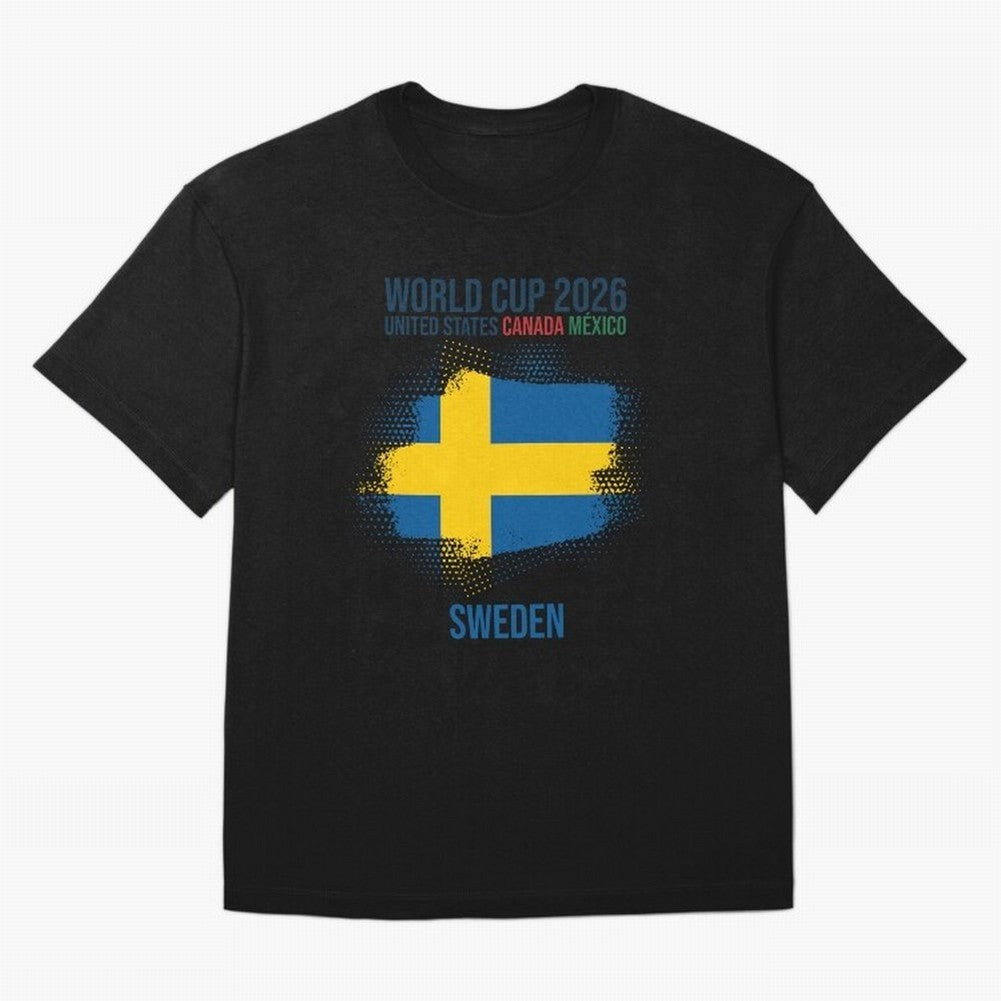 SWEDEN WORLD CUP 2026 Oversized T-Shirt Feel the Heartbeat of the FIFA World Cup 2026 Group Stage Journey through Neymar, Haaland and Cristiano Ronaldo Highlights, Portugal Pride, Supporter Pride, Iconic Celebrations, Legendary Names and Global