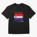 CROATIA WORLD CUP 2026 Oversized T-Shirt Share the Excitement of the FIFA World Cup 2026 Group Stage Journey through Cristiano Ronaldo Highlights, England Pride, Football History, Final Match Energy, Crowd Noise and Once in a Lifetime Moments;