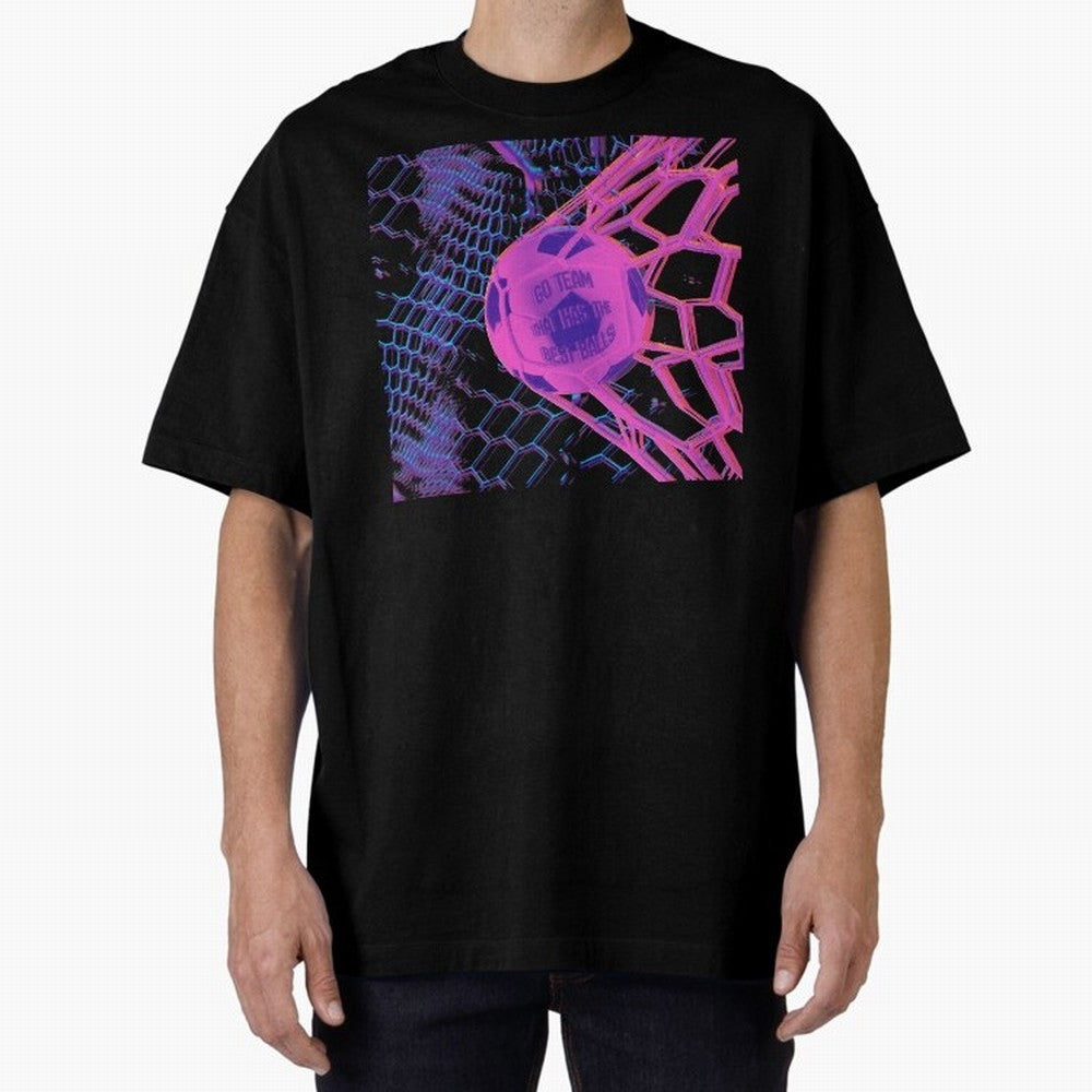 GO TEAM! Oversized T-Shirt Show Your Tournament Heart for FIFA World Cup 2026 USA Canada Mexico Highlighting Messi, CR7 and Mbappe, Brazil Energy, Stadium Chants, National Pride, Trophy Dreams and Unforgettable Football Memories; Made for Die Hard