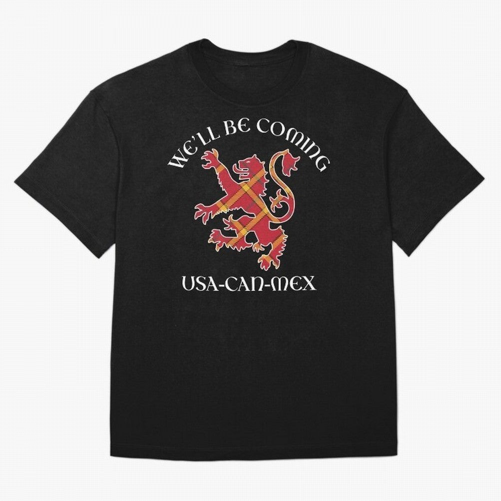 Scotland on Tour WC 2026 Oversized T-Shirt Follow the FIFA World Cup 2026 Journey through Haaland Highlights, Germany Pride, Fan Favorite Moments, National Team Passion, Big Match Drama and Soccer History; Ideal for Passionate Fans Who Love