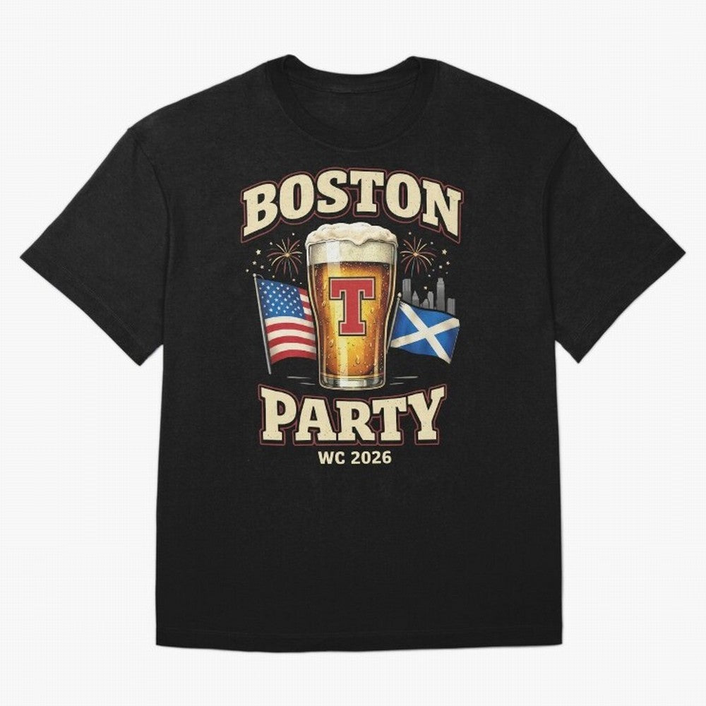 Boston T?Party Scotland Football WC 2026 Oversized T-Shirt Carry the Dream of the FIFA World Cup 2026 USA Canada Mexico Journey through Cristiano Ronaldo Highlights, Spain Pride, Stadium Chants, National Pride, Trophy Dreams and Unforgettable