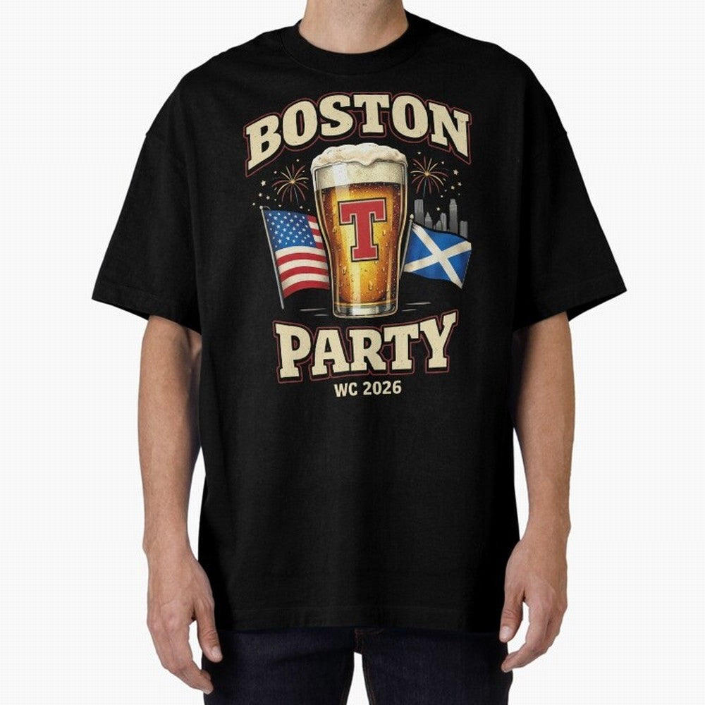 Boston T?Party Scotland Football WC 2026 Oversized T-Shirt Carry the Dream of the FIFA World Cup 2026 USA Canada Mexico Journey through Cristiano Ronaldo Highlights, Spain Pride, Stadium Chants, National Pride, Trophy Dreams and Unforgettable