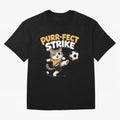 Purr-fect Strike Oversized T-Shirt Experience FIFA World Cup 2026 USA Canada Mexico Built around Messi, CR7 and Mbappe, England, France and Netherlands Energy, Championship Spirit, Famous Goals, Roaring Crowds and International Football Unity;