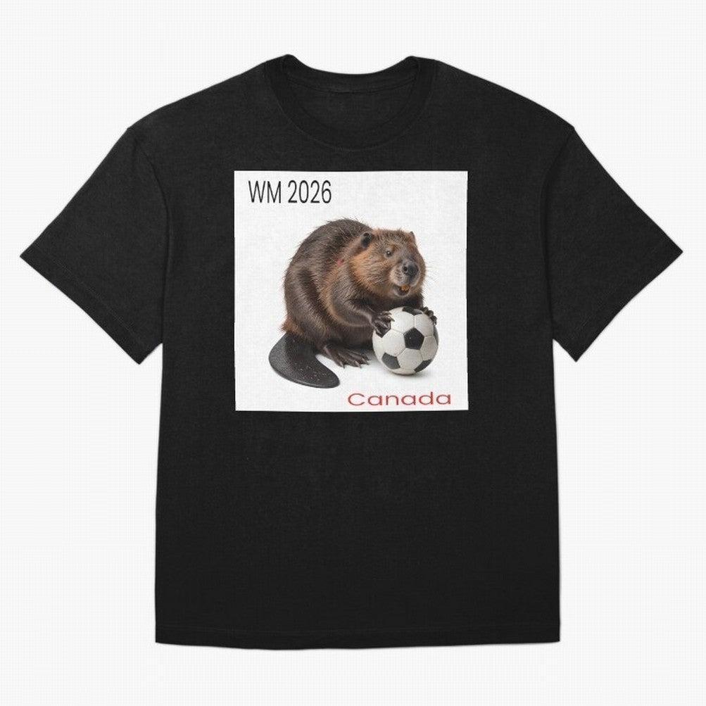 Canadian beaver invites you to World Cup 2026 in USA, Canada and Mexico Oversized T-Shirt Join Supporters Worldwide for FIFA World Cup 2026 USA Canada Mexico for Fans of Mbappe and Neymar and Brazil, Portugal and Argentina, Bringing Champion