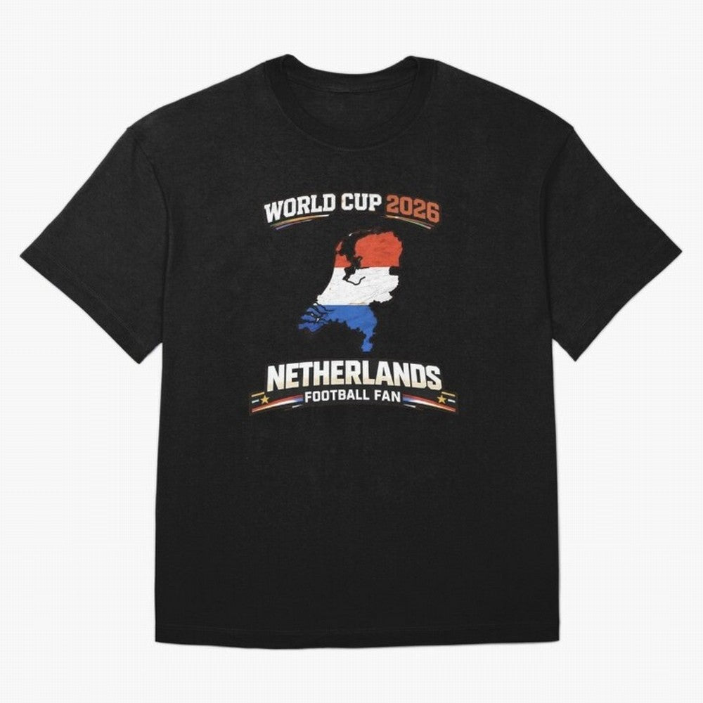Netherlands Football Fan World Cup 2026 - Dutch Map Vintage Art Oversized T-Shirt Celebrate Golden Goal Energy in the FIFA World Cup 2026 Group Stage Journey through Haaland and Mbappe Highlights, Netherlands Pride, Classic Soccer Heritage,