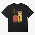 Germany Football World Cup 2026 - Die Mannschaft Retro Typography Oversized T-Shirt Celebrate Fan Favorites in Global Football Passion for FIFA World Cup 2026 Group Stage, Inspired by Haaland and Mbappe, Portugal, Spain and Germany, Goal