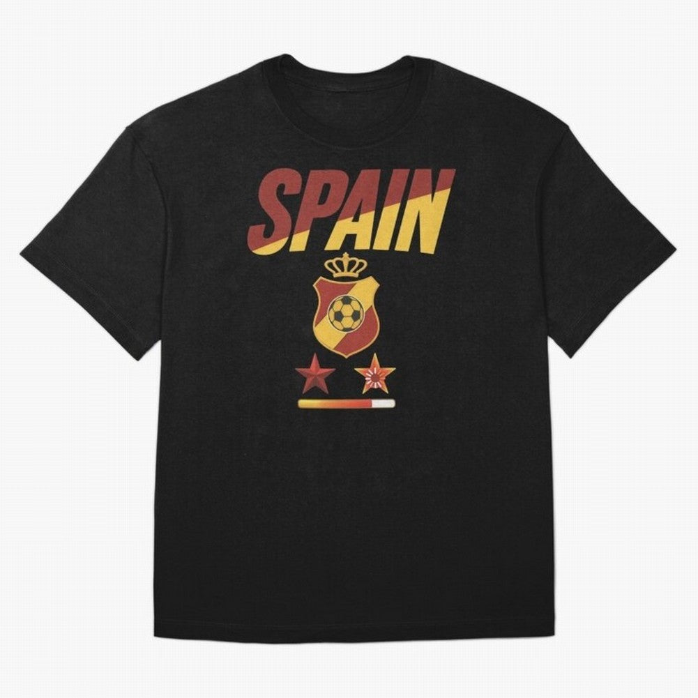 Spain Football World Cup 2026 - La Roja Stars Loading Oversized T-Shirt Bring Retro Soccer Energy to the FIFA World Cup 2026 USA Canada Mexico Journey through Mbappe and Neymar Highlights, England Pride, Tournament Hype, Historic Matchups, Family